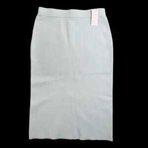 House of Harlow 1960 Medium Knit Stretch Skirt Pastel Blue New